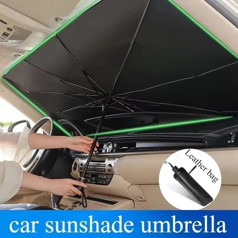 Windshield Sunshade for a Cooler Car Interior Windshield Sunshade for a Cooler Car Interior