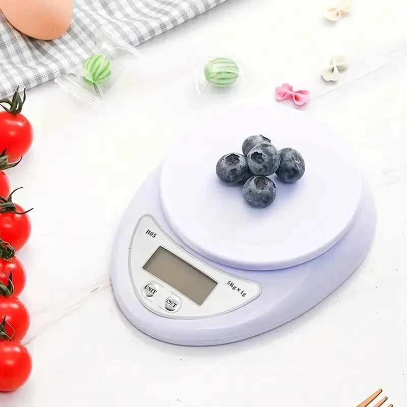 5kg Kitchen Scale with LED Display and 1g Precision 5kg Kitchen Scale with LED Display and 1g Precision