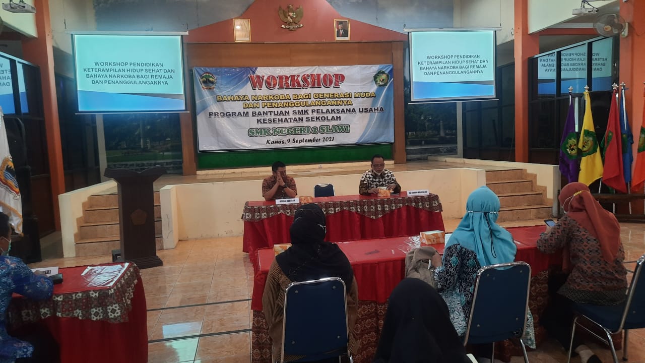 WORKSHOP POLA HIDUP SEHAT DAN PENCEGAHAN BAHAYA NARKOTIKA – SMK Negeri 2  Slawi