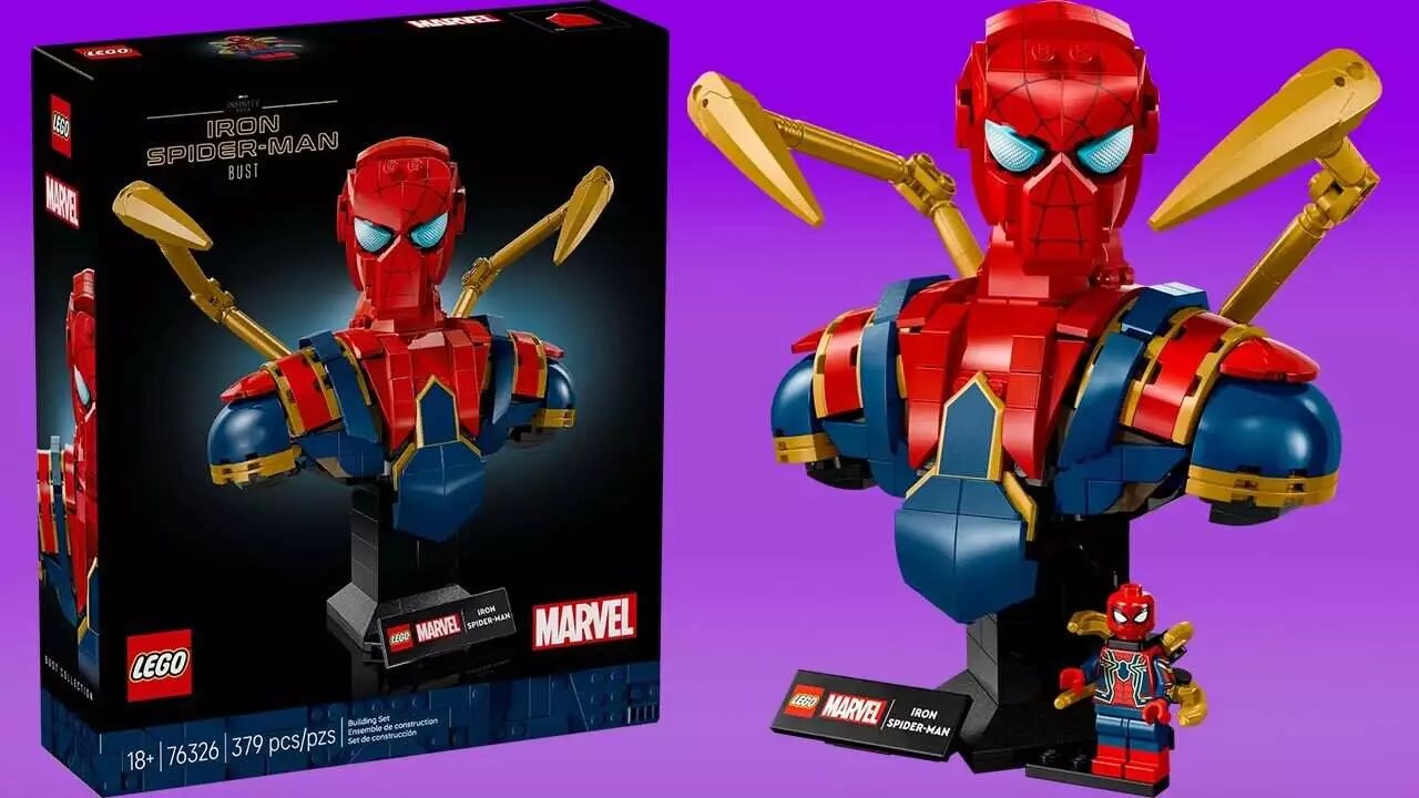Transforming Nostalgia: The New Iron Spider-Man Bust from Lego