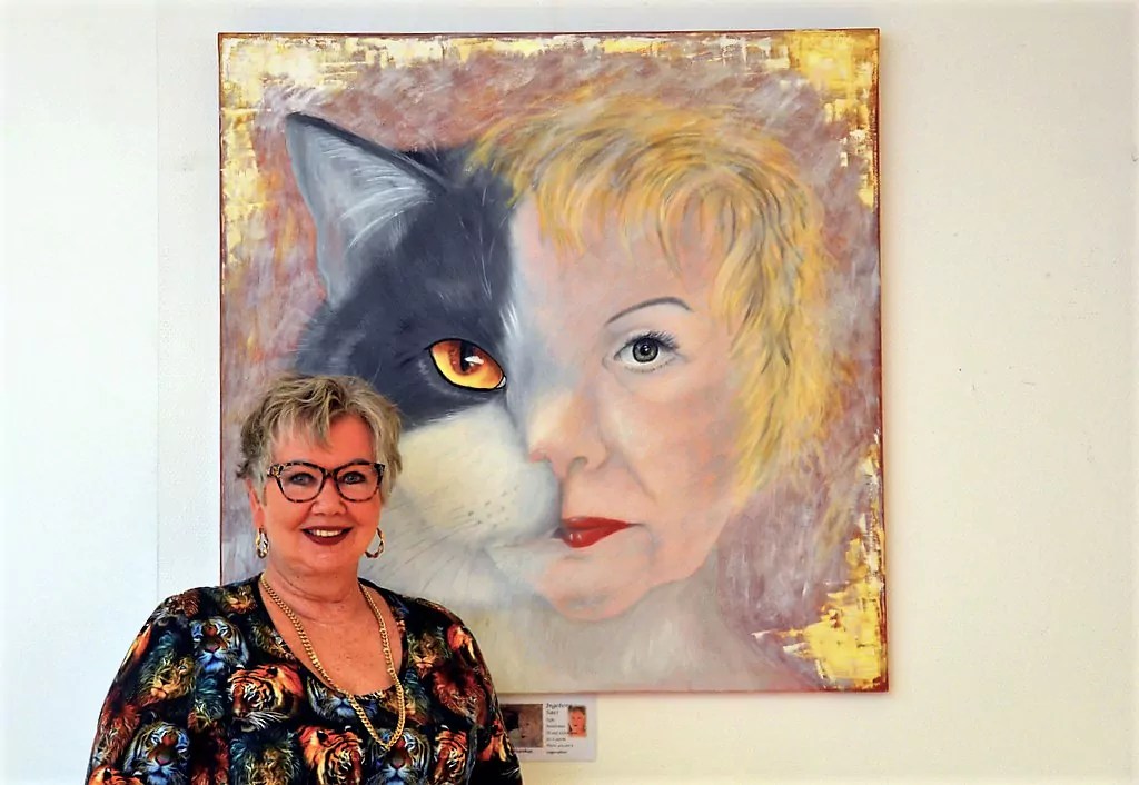 Ingeborg Saes Katzenkunst In Der Stadtbibliothek Das Solingenmagazin