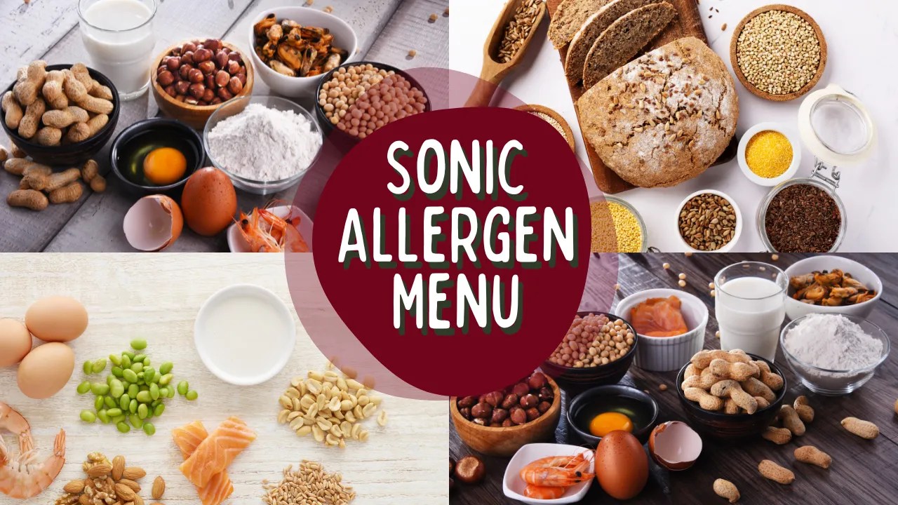 Sonic allergen menu 2023