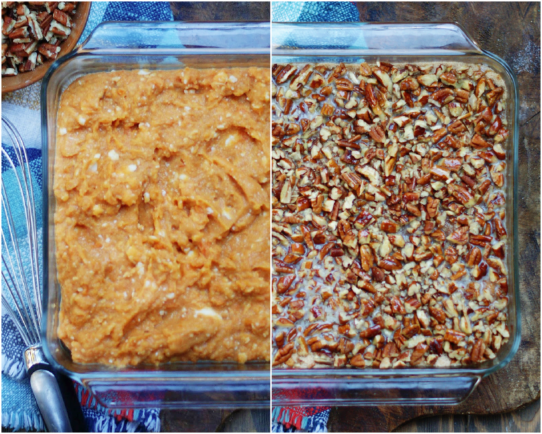 Old Fashioned Sweet Potato Casserole With Pecan Topping