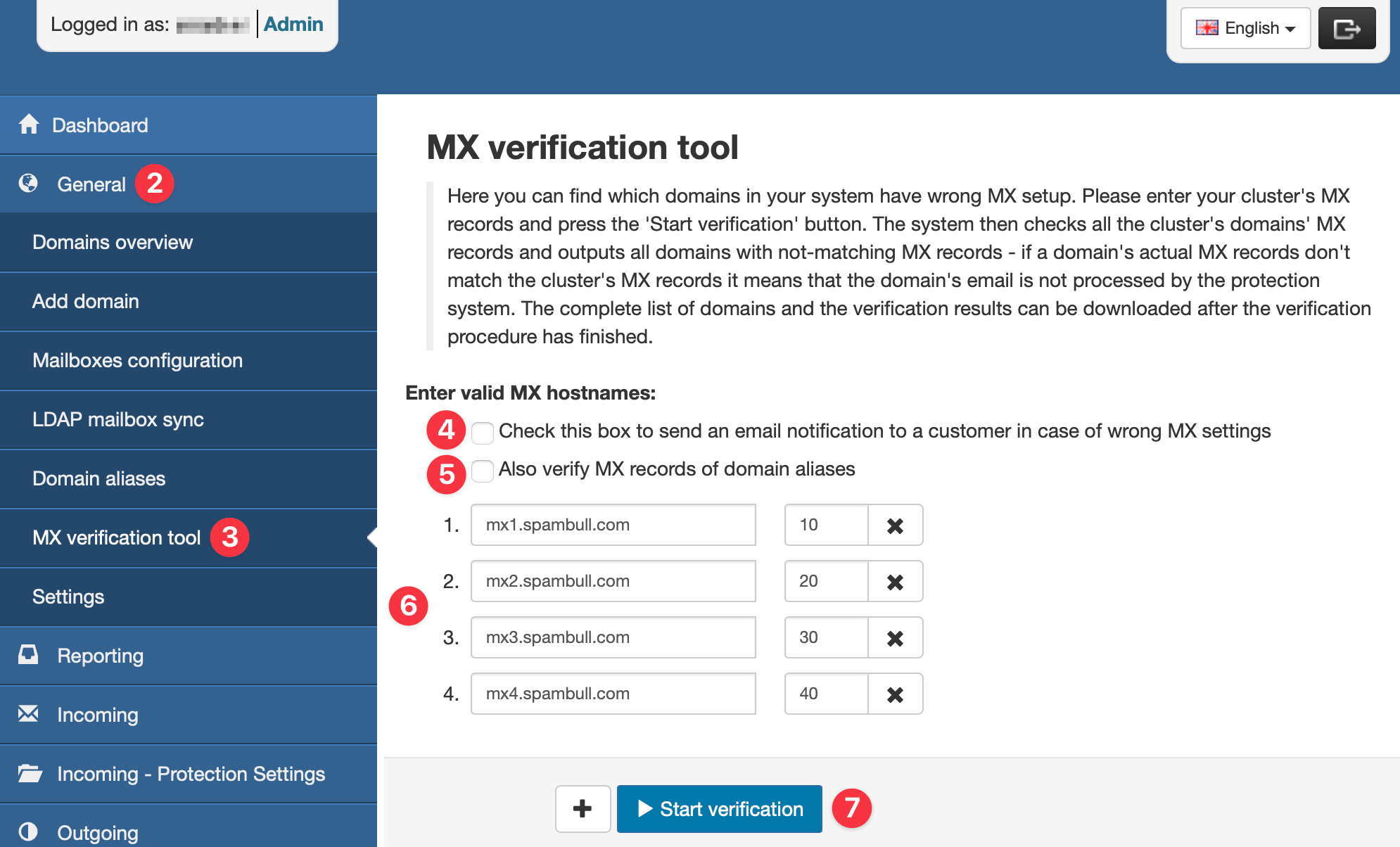 Email mx record lookup