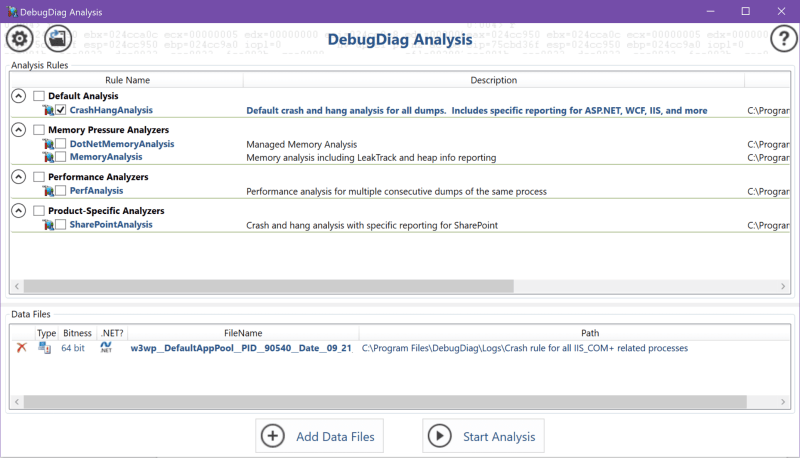 Accessing and analyzing reports of recent crash data