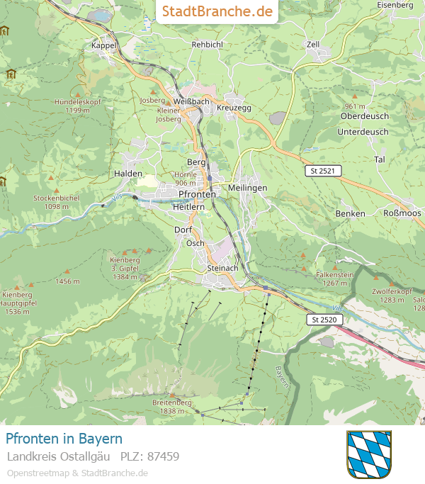 Pfronten Landkreis Ostallgau Bayern