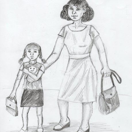 что нарисовать маме просто так легко