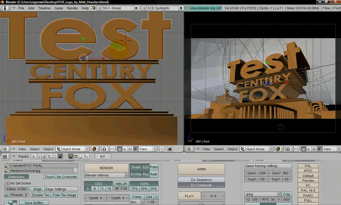 オリジナルの20世紀FOXロゴを作成する|スター・ウォーズを作ろう