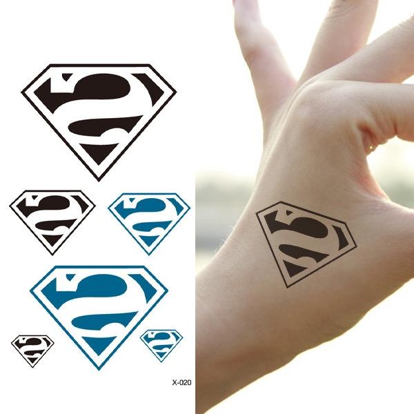 Superman Design Temporary Tattoos Stickers Body Art Fake Tattoos: Buy Online At Best Prices In Nepal | Daraz.com.np 600_x_600_jpg