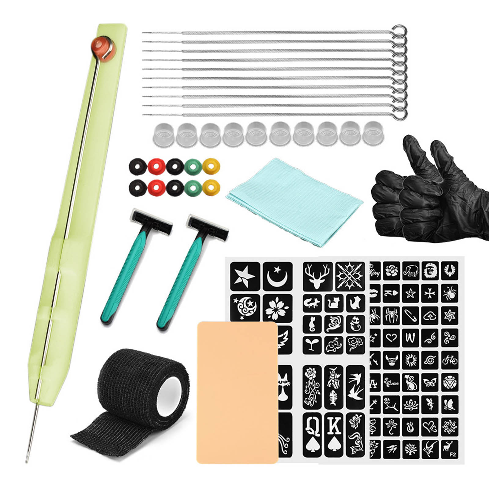 Hand Poke And Stick Tattoo Kit Diy Tattoo Supply Ink Gloves And Inkbox Tattoo Needles Set Includes 3Rl / 5Rl / 7Rl / 9Rl: Buy Online At Best Prices In Pakistan | Daraz.pk 1600_x_1600_jpg