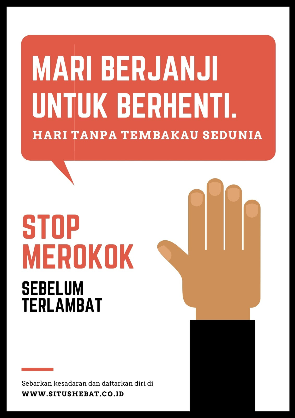 Buat Desain Poster Bahaya Rokok Keren dengan Mudah - Canva