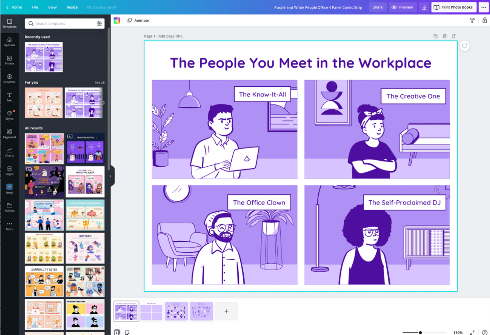 Membuat Komik Sendiri dengan Beragam Contoh - Canva