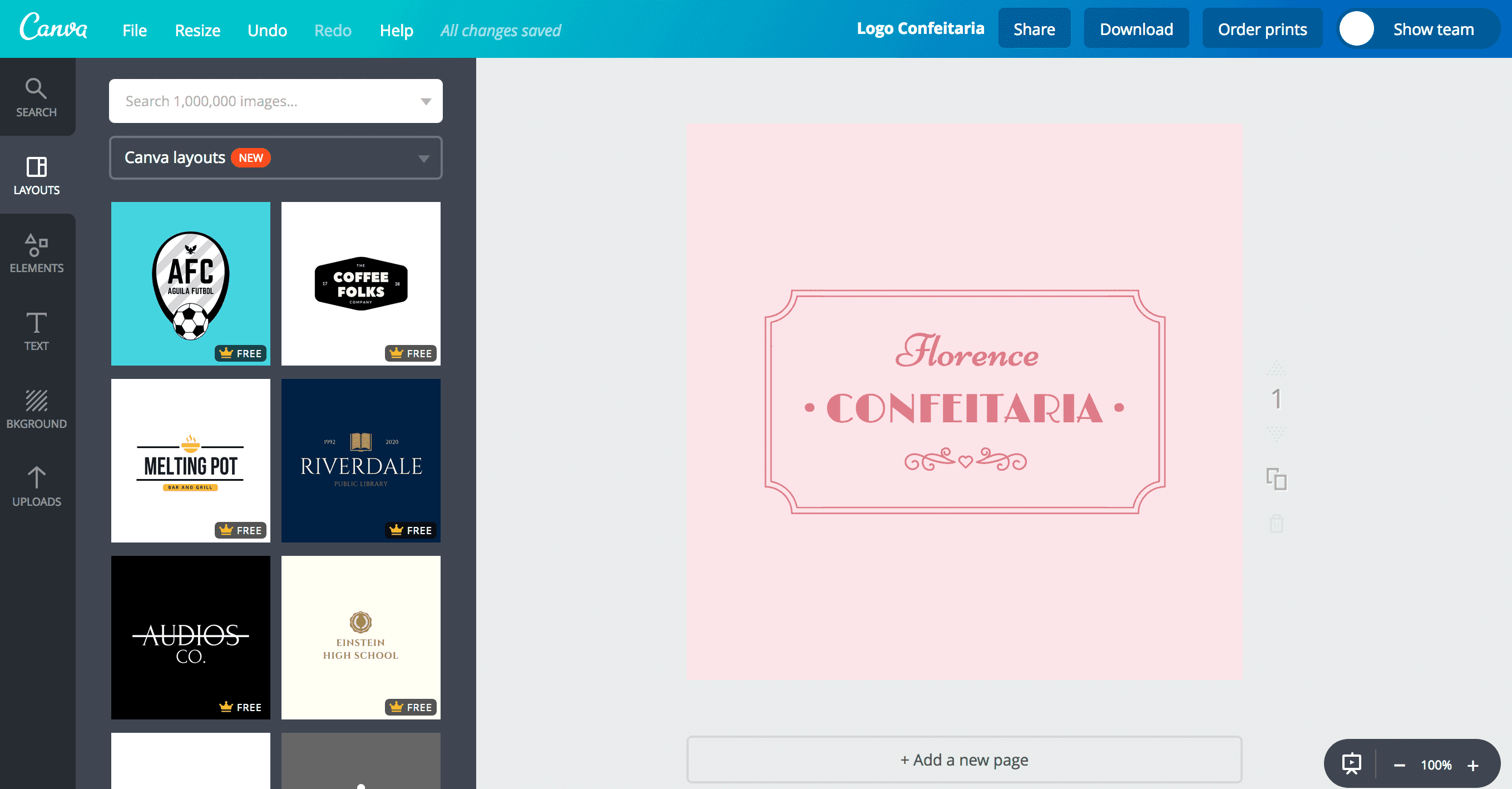 Logo De Confeitaria Para Editar Modelos Prontos Canva