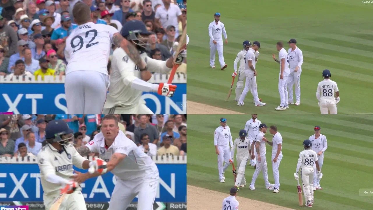 Watch: Ravindra Jadeja, Brydon Carse nearly exchange blows as ugly fight erupts after nasty collision at Lord’s Watch: Ravindra Jadeja, Brydon Carse nearly exchange blows as ugly fight erupts after nasty collision at Lord’s