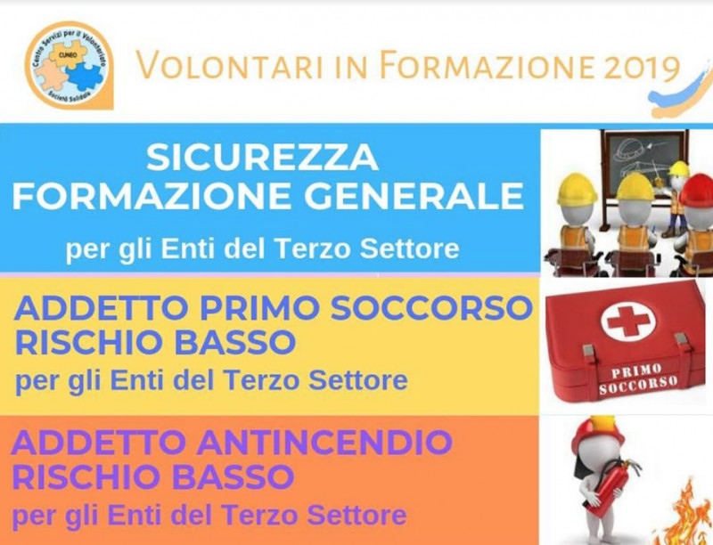 Formazione Csv Per Volontari: Sicurezza, Primo Soccorso E Antincendio - Cuneodice.it 612_x_800_jpg