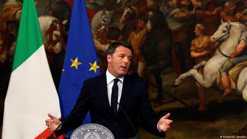 Premierul Italiei Renzi Si A Anunţat Demisia Europa Dw 05 12 2016