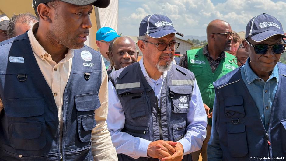 WHO chief visits Ebola epicenter in eastern DR Congo