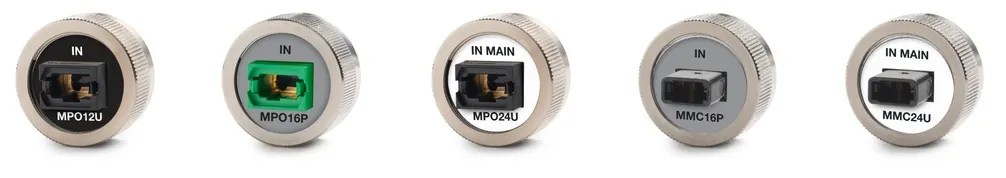 توفر الأداة اتصالاً أصليًا بكابلات MPO 12 المثبتة بشكل قياسي وتدعم بشكل اختياري كابلات MPO 12/16/24 وMMC 16/24 المثبتة أو غير المثبتة