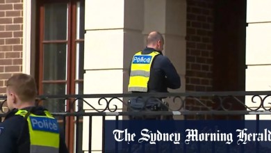 Three charged after Melbourne dad allegedly attacked with machete