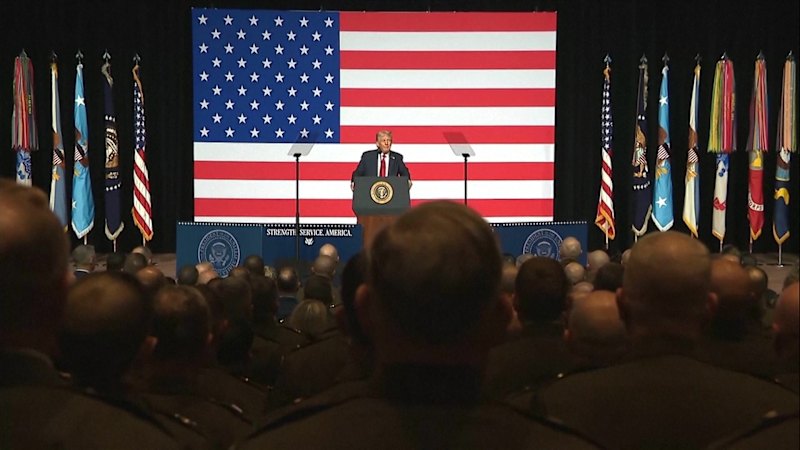 Trump declares end to political correctness in the military
