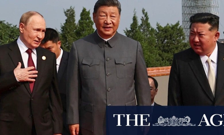 Putin, Xi and Kim Jong-un caught on hot mic discussing living to 150 and anti-ageing
