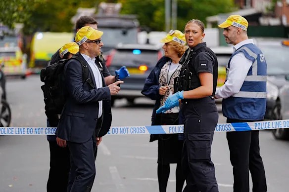 Multiple people stabbed, suspect shot in Crumpsall