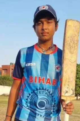 Fourteen-year-old cricket prodigy Vaibhav Suryavanshi smashes his first ball in IPL for six