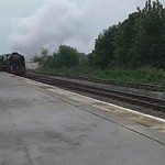 Southern Railway 'Merchant Navy' class 4-6-2, 35018 'British India Line'. Built Eastleigh Works 1945 and rebuilt 1956, withdrawn August 1964. - Hellifield Station, 3rd June, 2021