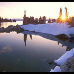 Tufa Sunburst, Mono Lake