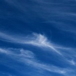 Brush Stroke Clouds At Dusk