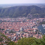 panorama di como da brunate