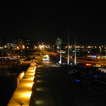 Dobbins Landing at night