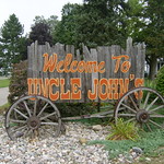 Greenbush Township, Michigan - Uncle John's Cider Mill Sign