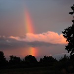Rainbow after the sun set