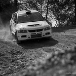 Black-white rally action
