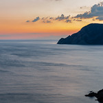 Ligurian coast sunset - Italy