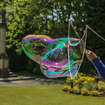 The bubble man, Uppermill.
