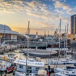 Panorama view of Sydney Wharf