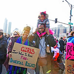 Portrait of a Modern Protesting Family
