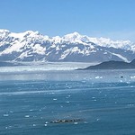 Hubbard Glacier in Yakutat, Alaska.