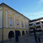 Klagenfurt, Carinthia, state of Austria (the art of very historic places and listed buildings at the center of Klagenfurt), Burggasse/Bahnhofstra&szlig;e (Burg)