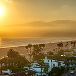 Sunset Over The Villas