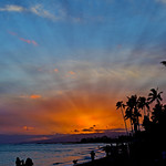 waikiki beach sunset