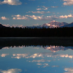 Mount Edith Cavell at dawn, Jasper National Park, Canada