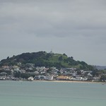 Auckland. Historic Devonport across the bay.