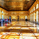 Ornate ballroom: Catherine Palace