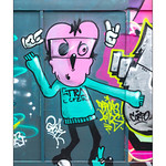 Street Art (Mowscodelico), East London, England.