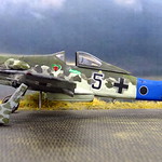 1:72 Focke Wulf Fw 190E-2; aircraft &ldquo;Black 5+●&rdquo;, mount of Gefreiter Werner Achenbach, of the Luftwaffe's 14./JG54; M&uuml;nster-Handorf, summer 1945 (Whif/modified Academy kit)