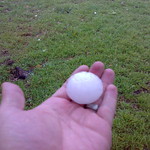 Golf ball sized hail