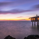 Berkeley marina at dusk
